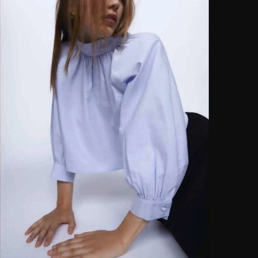 Zara back bow  Crop top